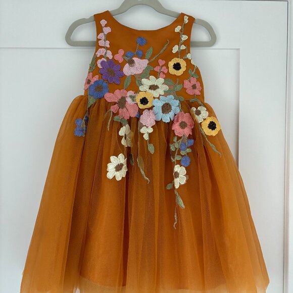 Azazie Prima A-Line Bow Tulle Dress in 5T - Picture 2 of 5